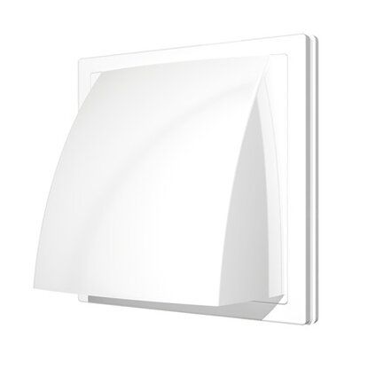 Выход стенной с обратным клапаном 150х150 с фланцем D100 ERA