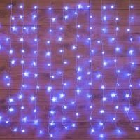 Гирлянда Дождь 2,5х2м прозрачный ПВХ/синий свет IP20 Neon-Light
