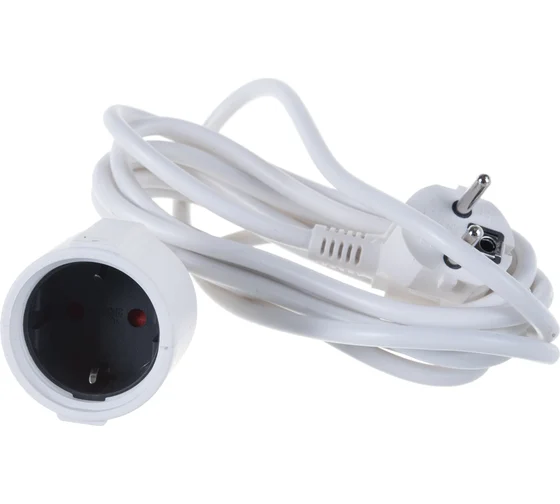 Удлинитель  3м 1 гн с/з 10А 250В Lux 