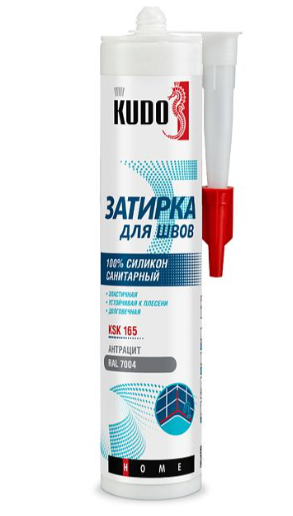 Затирка силиконовая 280мл антрацит KSK-165 Kudo(6)