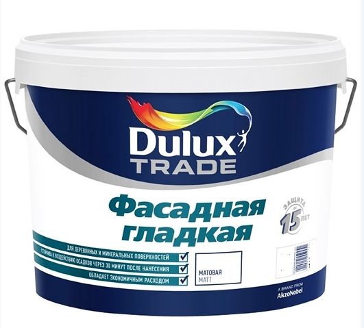 Краска Dulux Professional Diamond фасадная матовая гладкая  2,25л BC 10%