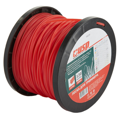 Леска для триммера 4,0 х120м звезда