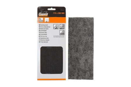 Сетка абразивная Р180 115х280мм  5шт Gepard