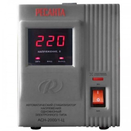 Стабилизатор  2000Вт АСH-2000/1-Ц Ресанта 5%(17)