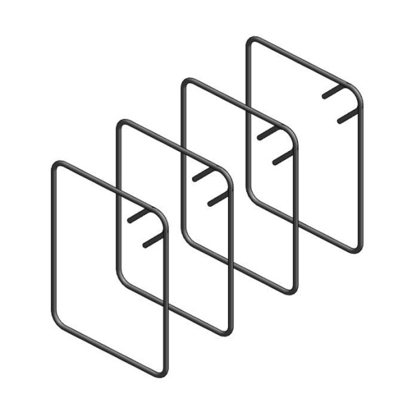 Хомут из арматуры 30х30