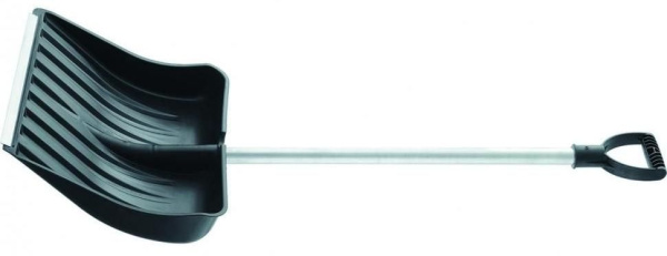 Лопата снегоуборочная 512х408 пластик с алюм черенком Успех---