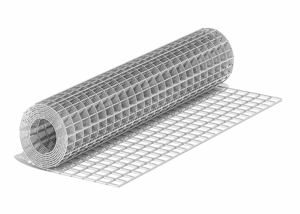 Сетка сварная черная 50,0х50,0х1,4 Н=0,25м L-50---