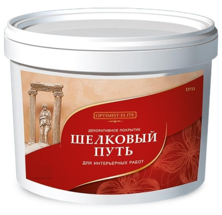 Покрытие декоративное D721 Шелковый путь  5кг Optimist Elite@---